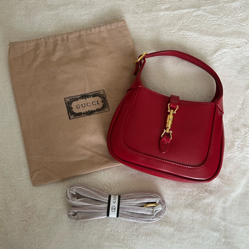 Mini Red Leather Women's Bag